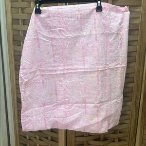 Lilly Pulitzer Pottery Barn Kids Swaddle Blanket 100% organic cotton